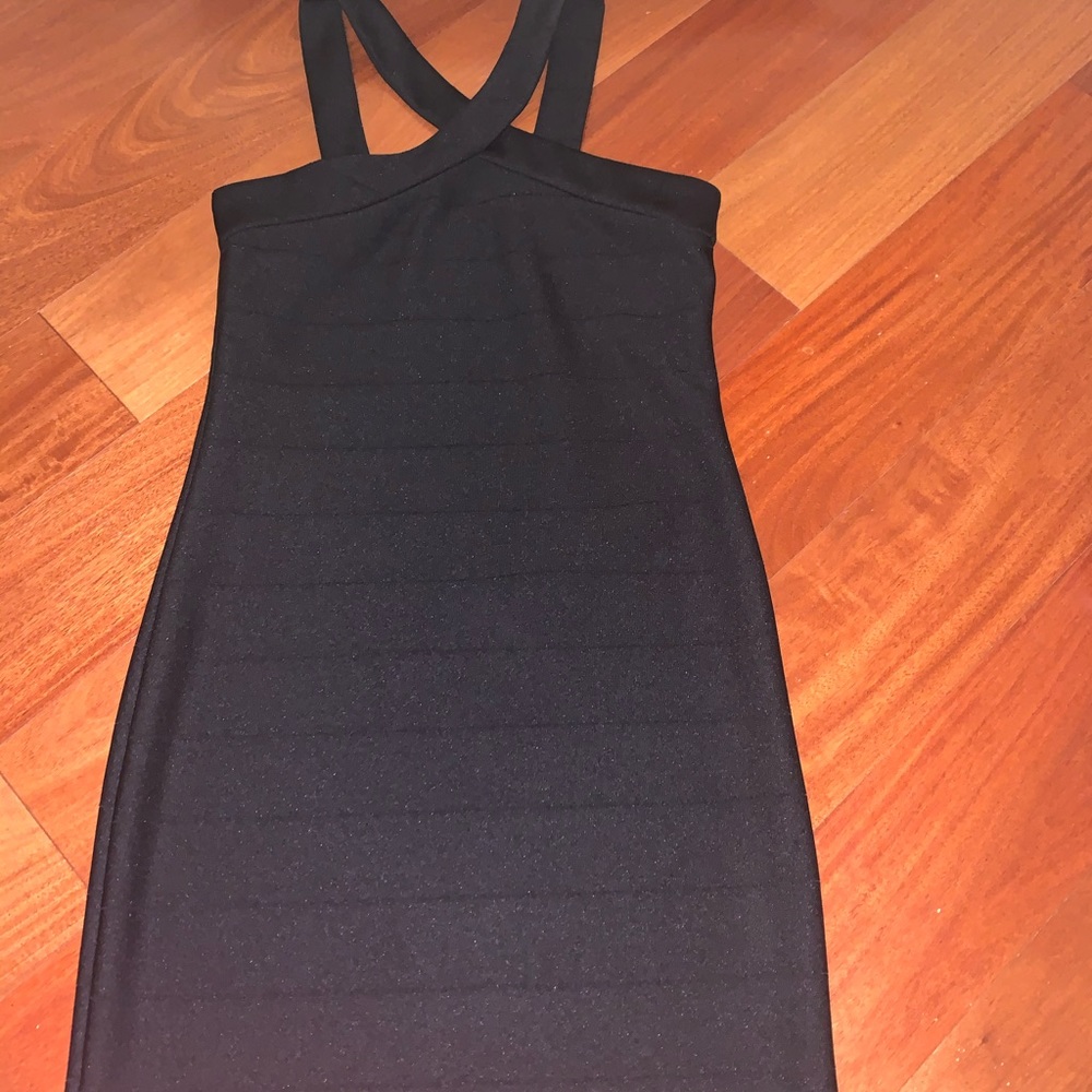 Black cross cross dress